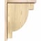 Ekena Millwork Alpine Rough Sawn Corbel w/Backplate, Douglas Fir, 8"W x 14"D x 18"H COR08X14X18ALP01RDF - alternate 2